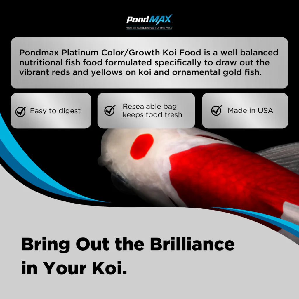 PondMAX Platinum Color & Growth Koi Food